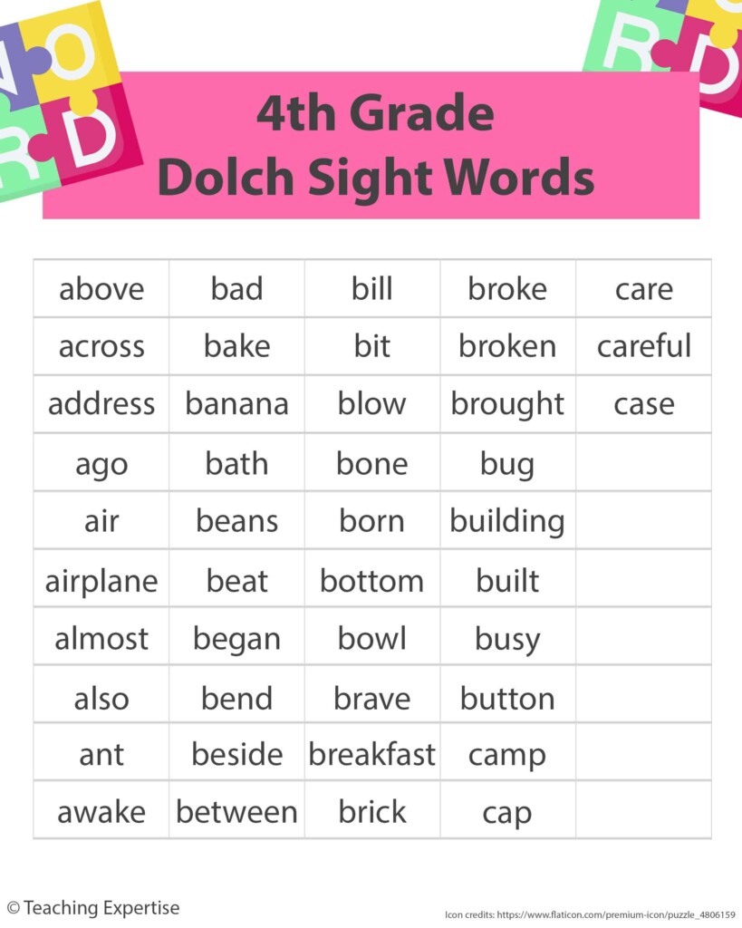 Dolch Word List Printable Pdf Printable Free Templates