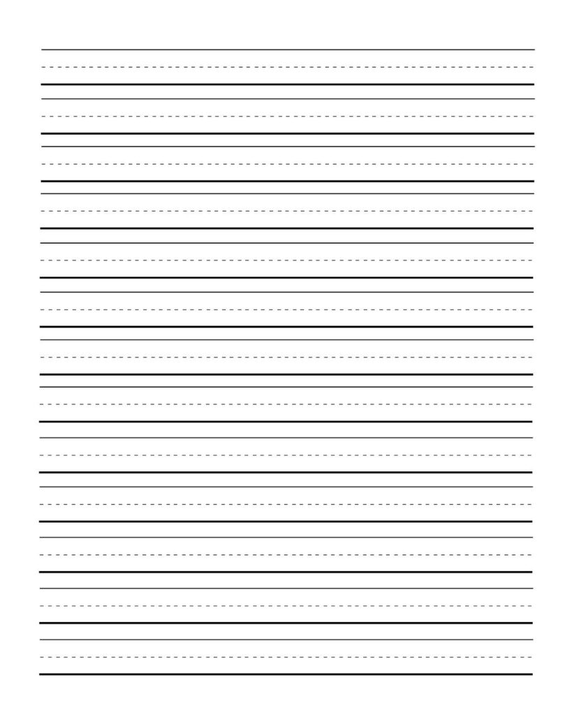 Elementary Lined Paper Printable Free Free Printable Lined Paper 