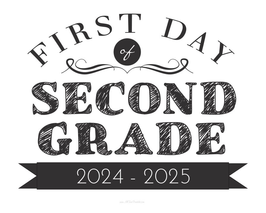 First Day Of 2nd Grade Free Printable Prntbl concejomunicipaldechinu 