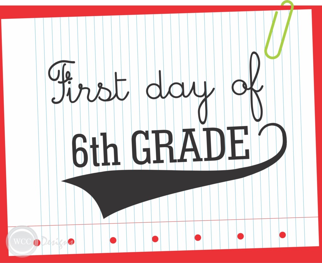 First Day Of 6th Grade Printable Printable Word Searches