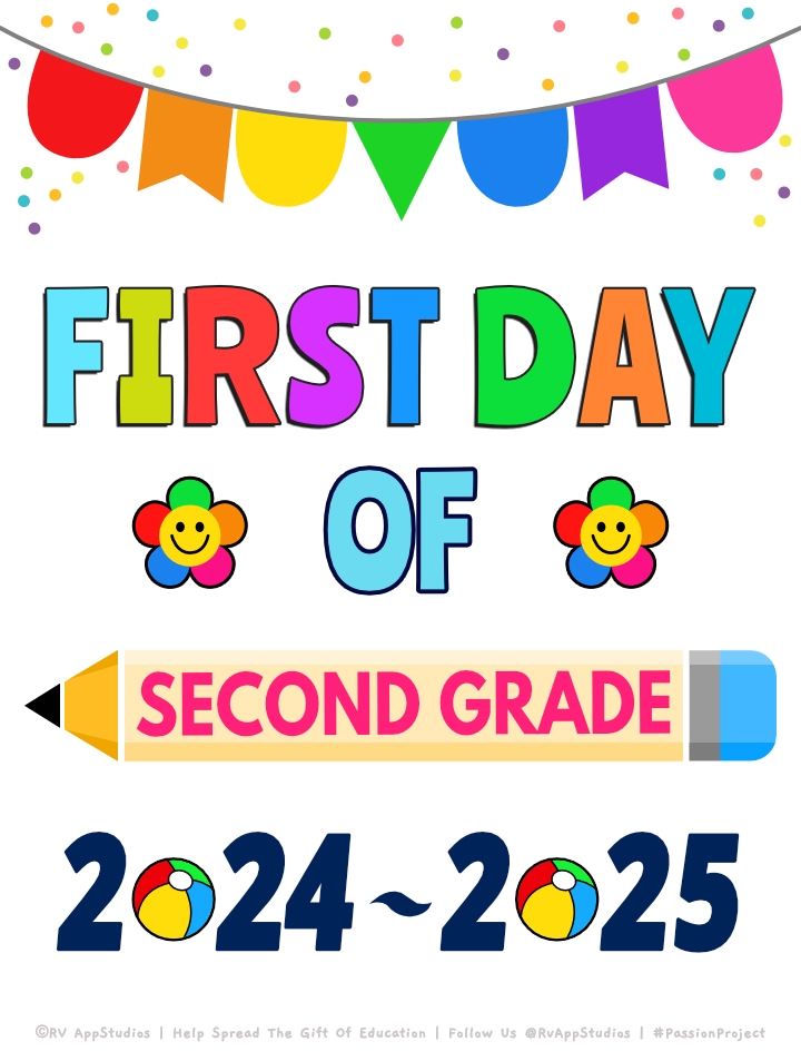 First Day Of Second Grade