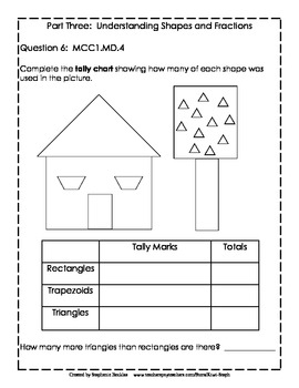 First Grade End Of Year Assessment Test