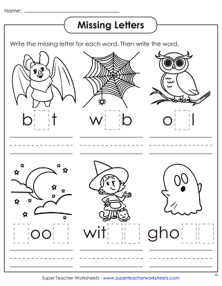 First Grade Halloween Activities
