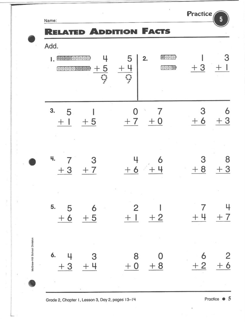 First Grade Homework Printables
