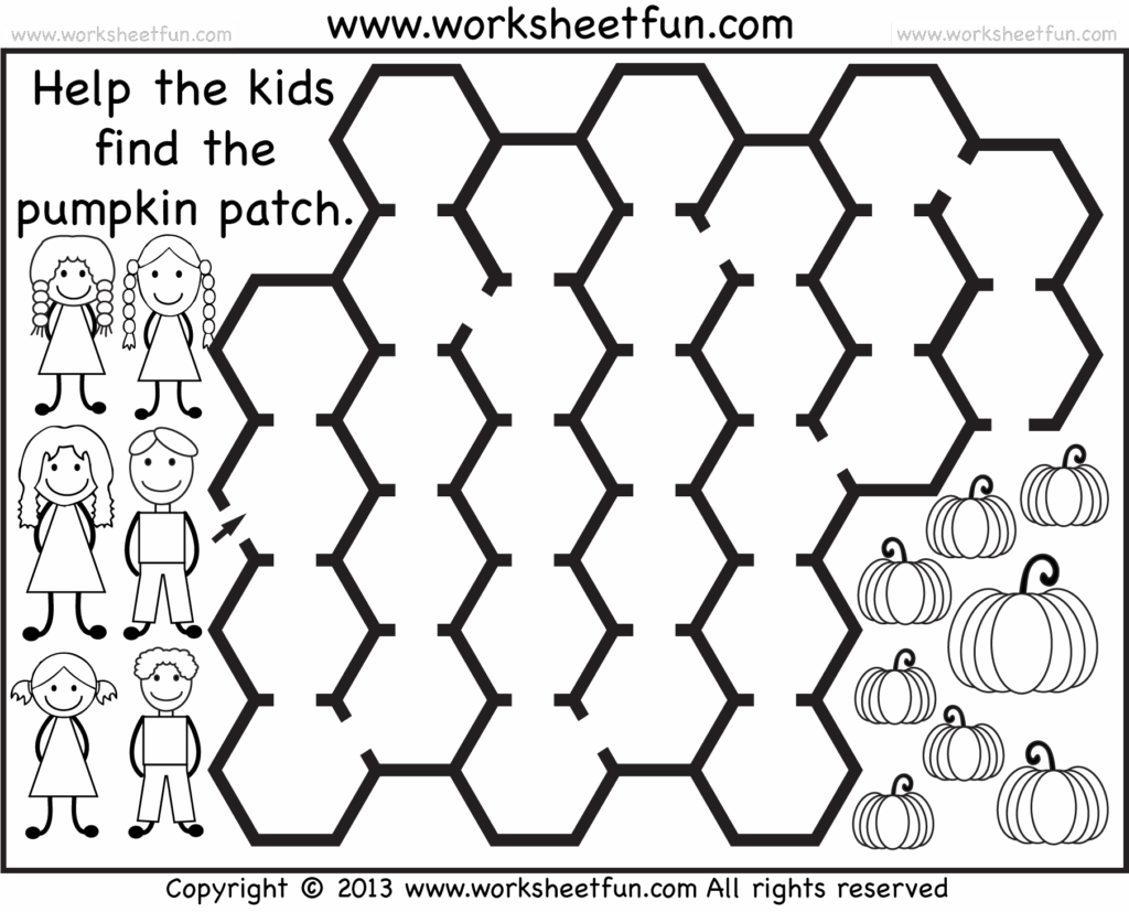 First Grade Maze Worksheets Printable Worksheets And Activities For 