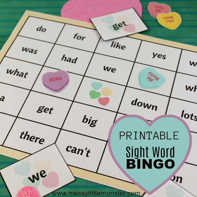 First Grade Sight Word Bingo Printable
