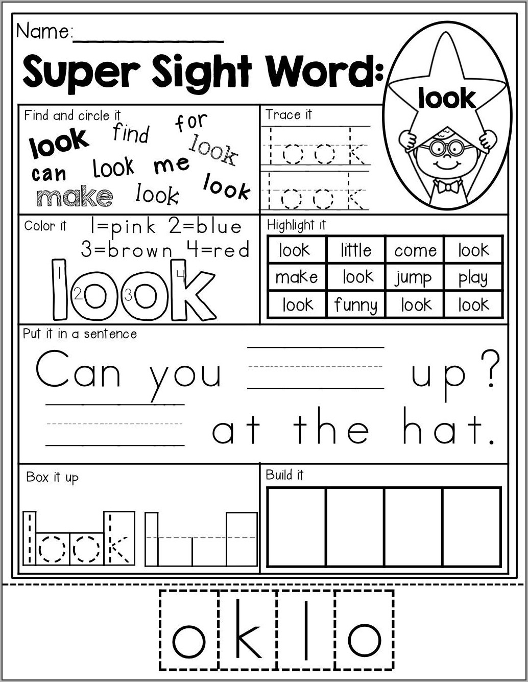 First Grade Sight Words Printable Dev onallcylinders