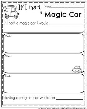 First Grade Writing Prompts By Planning Playtime TpT