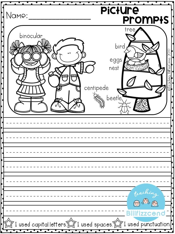 First Grade Writing Prompts Free Printable Educational Printable 