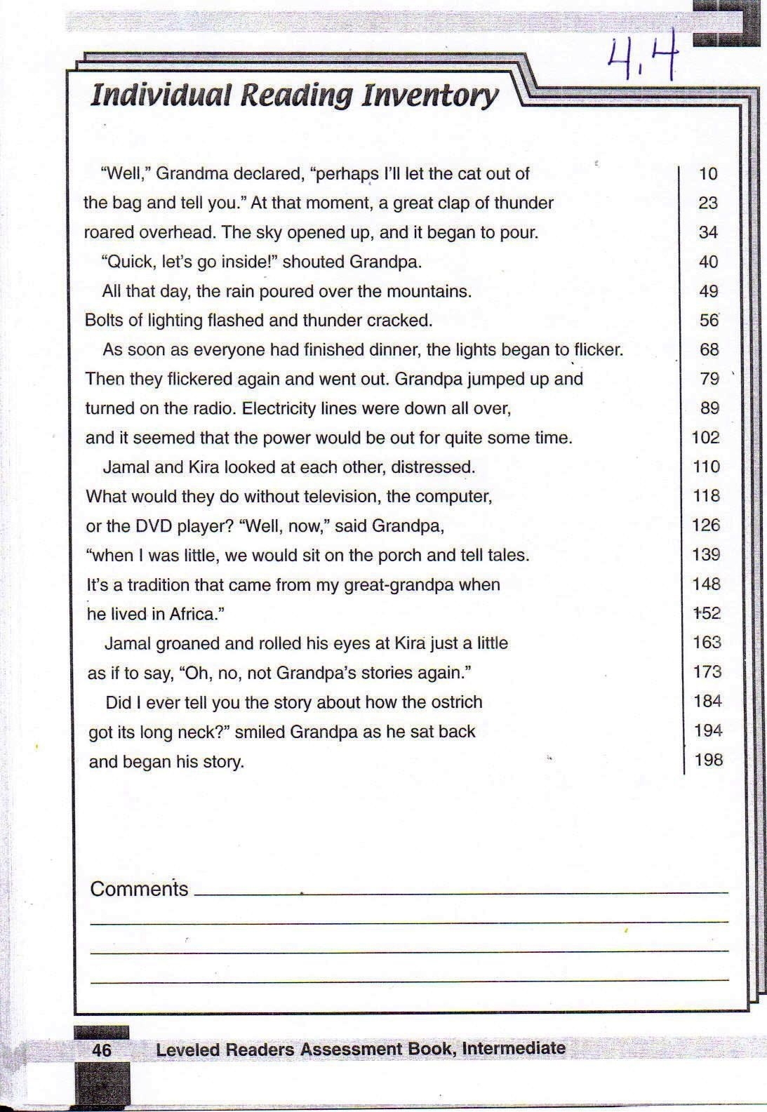 Fluency Passages Buford Academy Free Printable Fluency Passages 3Rd