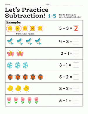Free 1st Grade Subtraction Worksheets 1 Digit Free Worksheets 