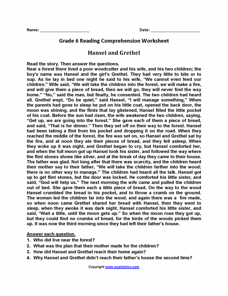 FREE 6th Grade Worksheets Worksheets Library