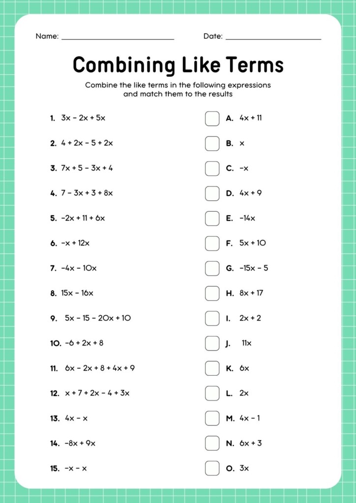 Free 8th Grade Printable Math Worksheet Download Free 8th Grade 