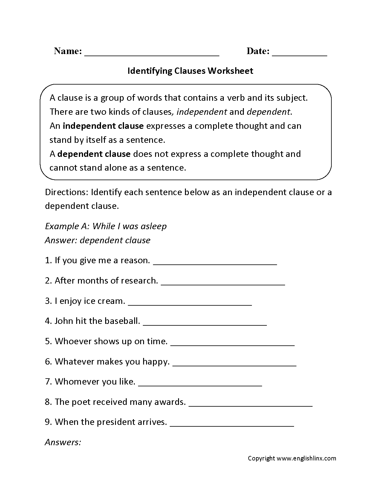 Free 9th Grade English Worksheets Printable Ronald Worksheets