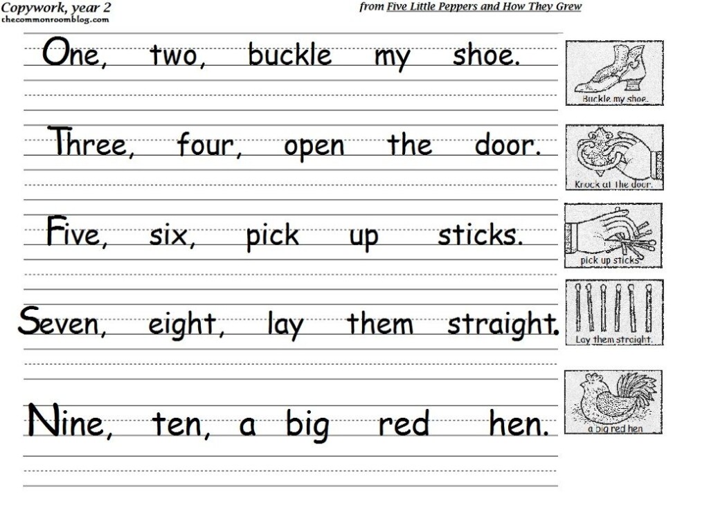 Free Copywork Printables