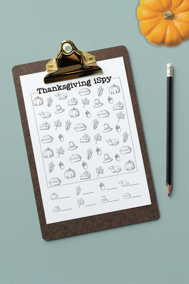 Free i Spy Thanksgiving Printables Pinterest 7 Mom Envy