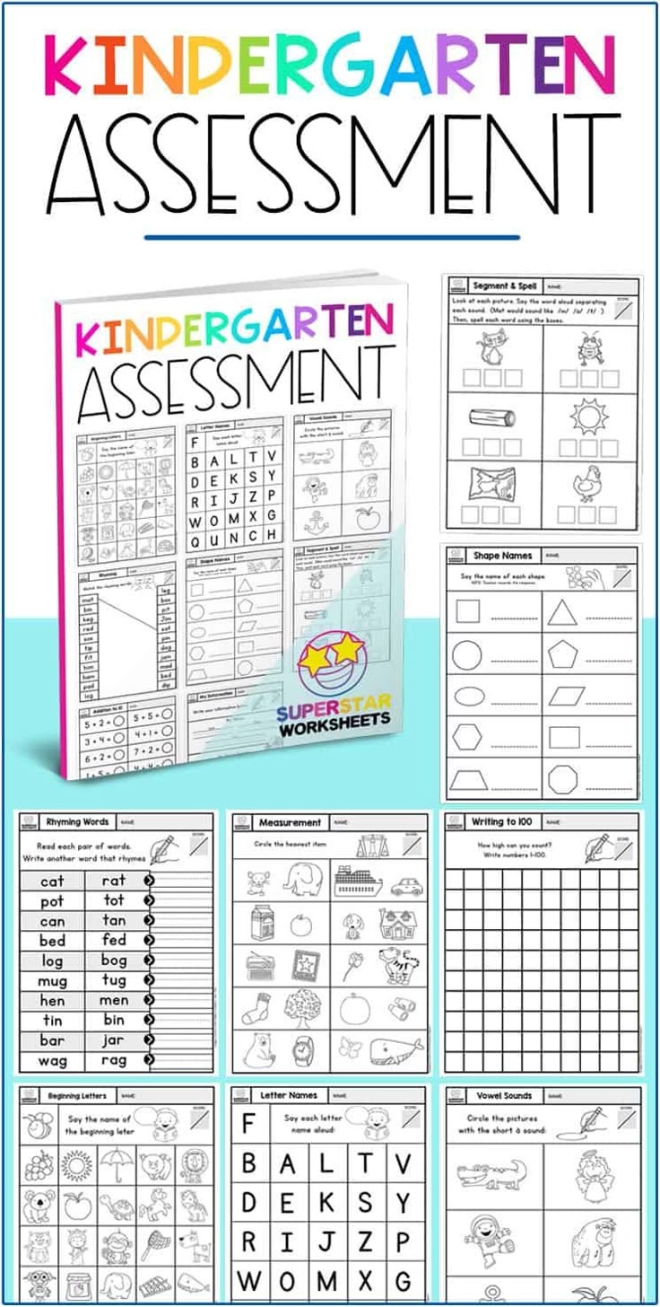 Free Kindergarten Assessment Pack