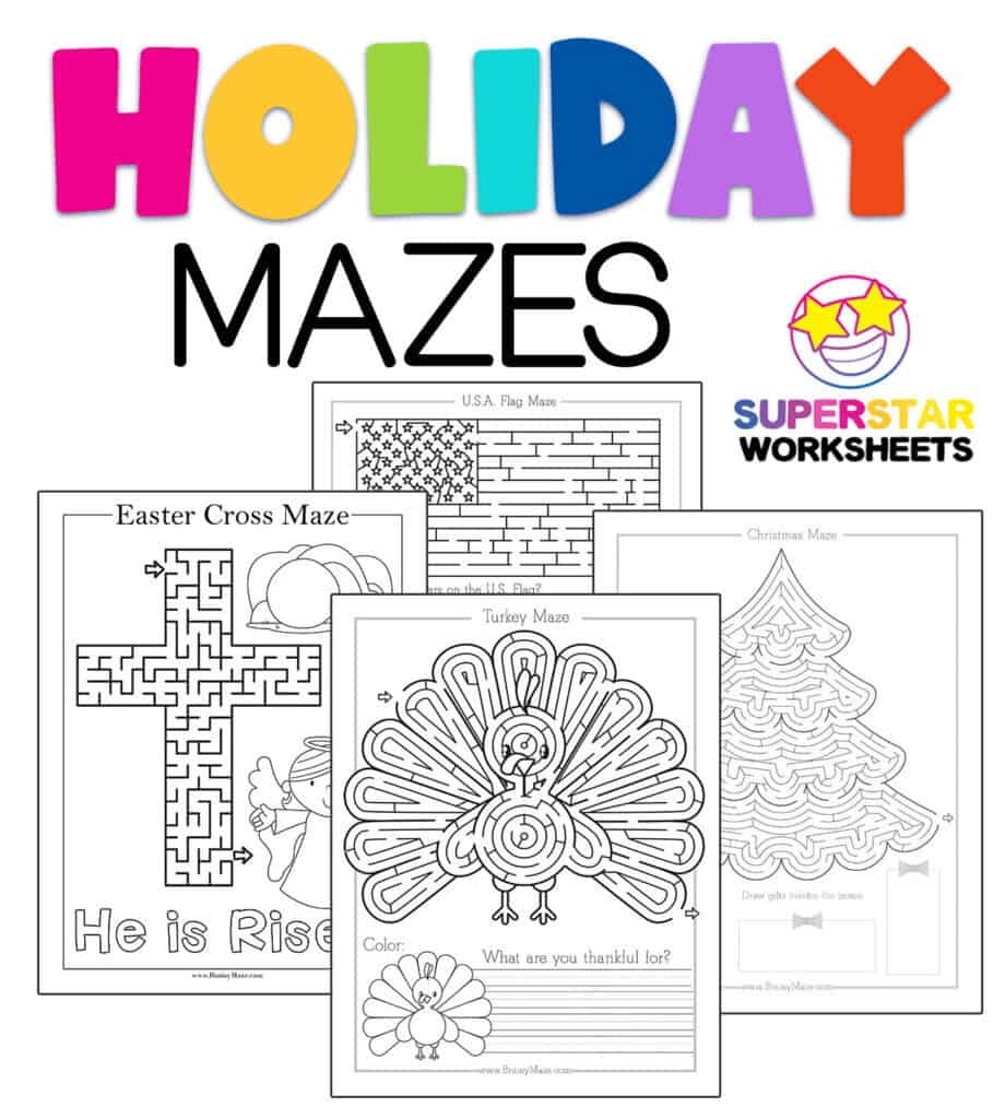 Free Mazes Worksheets Activities For Grade 1 Worksheets Library