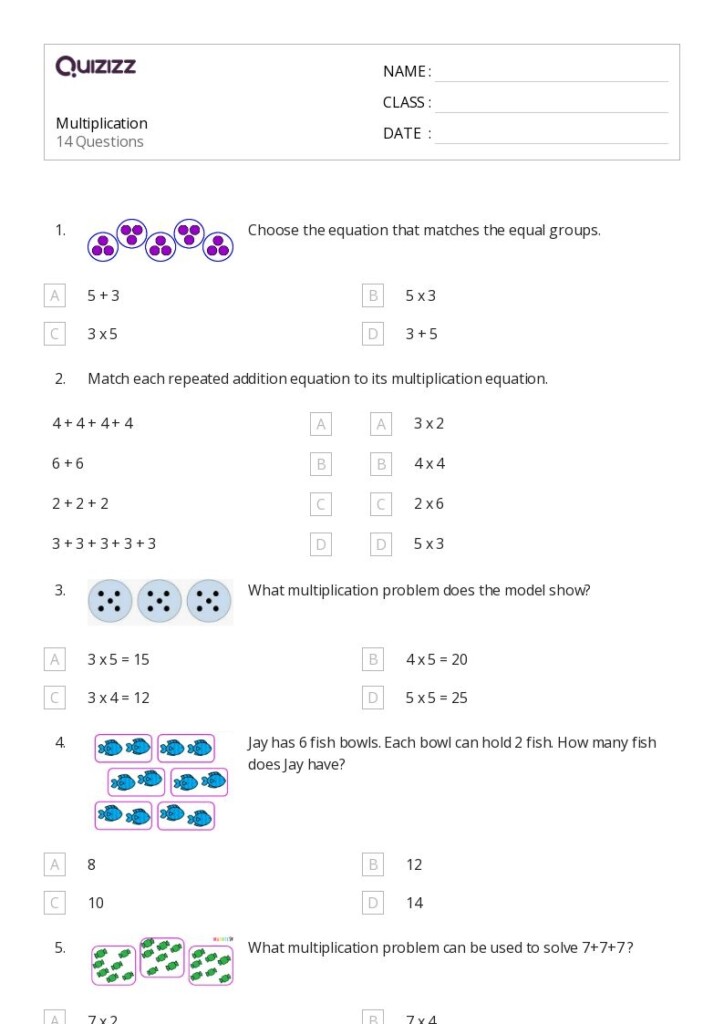 Free Multiplication Printable Worksheet Grade 3 Download Free 