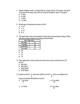 Free Printable 3rd Grade Eog Reading Practice Test Prntbl 