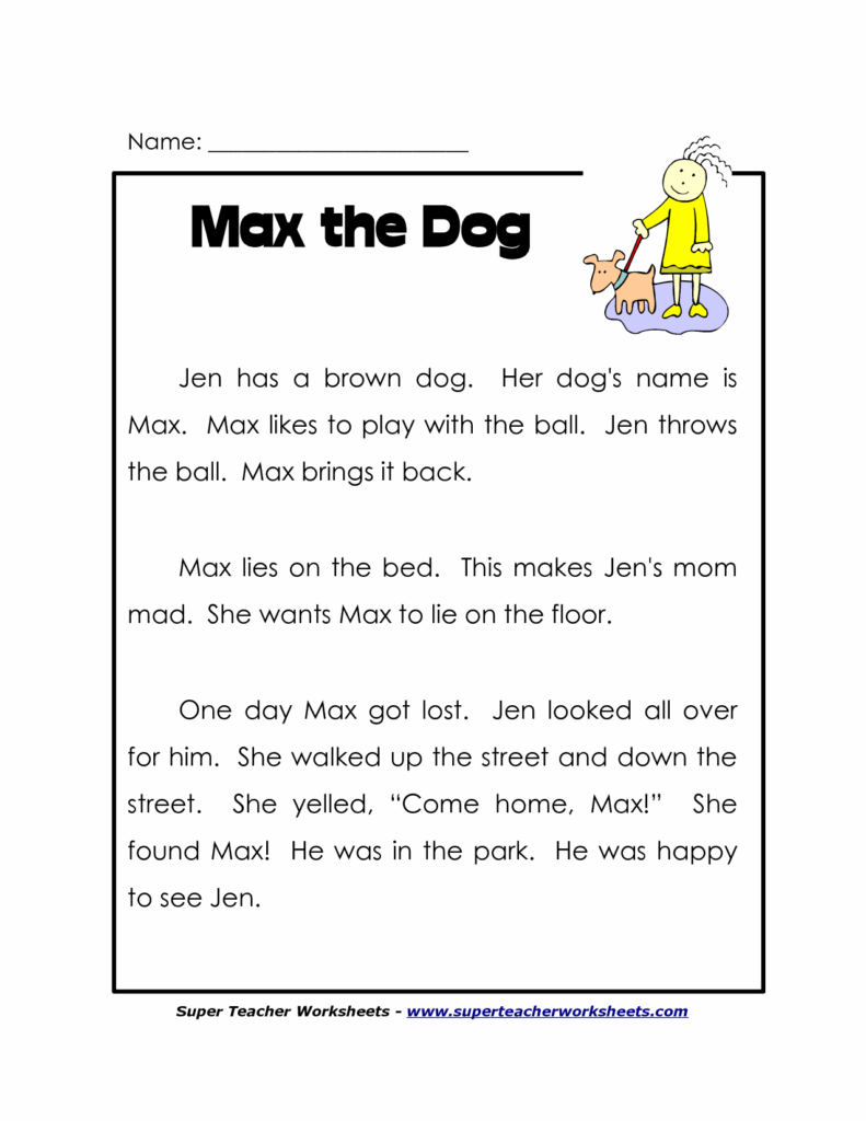 Free Printable 4Th Grade Reading Worksheets Printable Worksheets