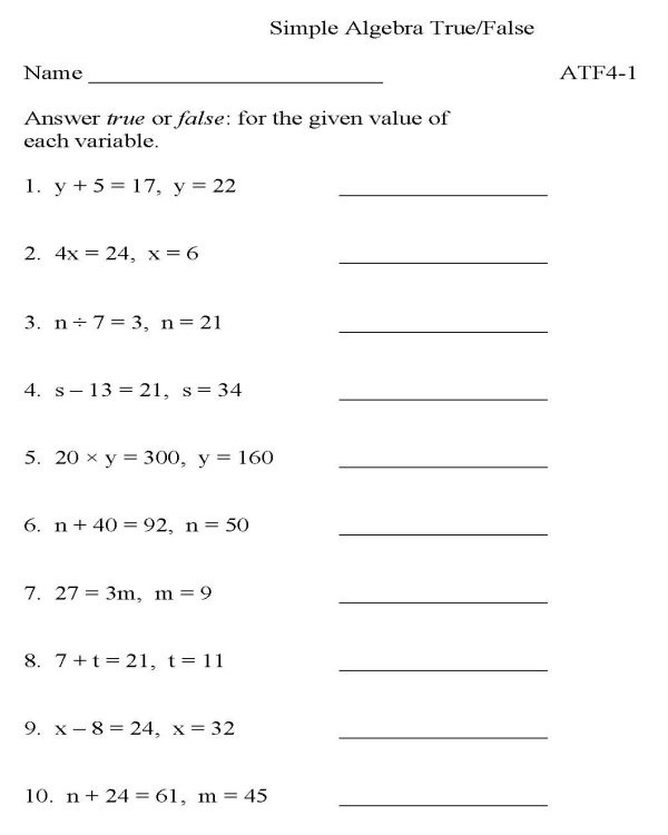 Free Printable 9th Grade Math Worksheets With Answers Worksheets Master