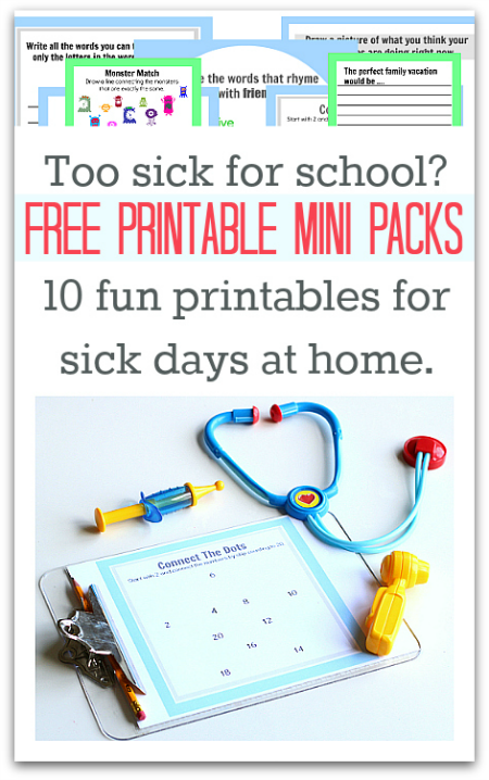 FREE Printable Activity Sheets For Kids Stuck At Home Because They Are 