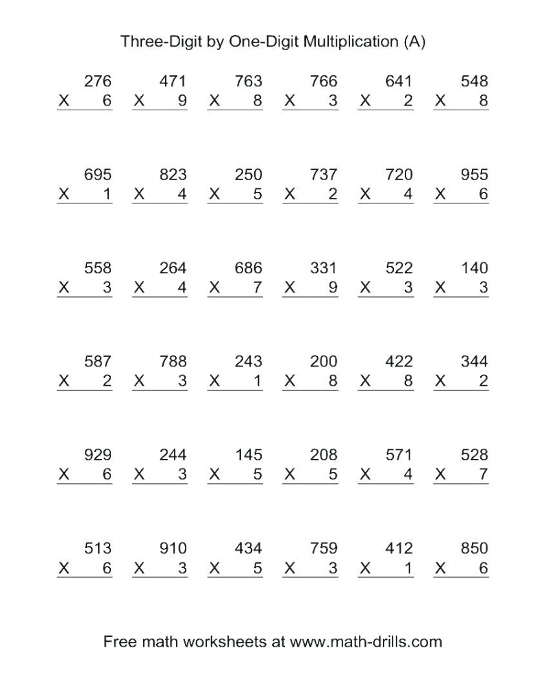 Free Printable Common Core Math Worksheets 4th Grade Math Worksheets 