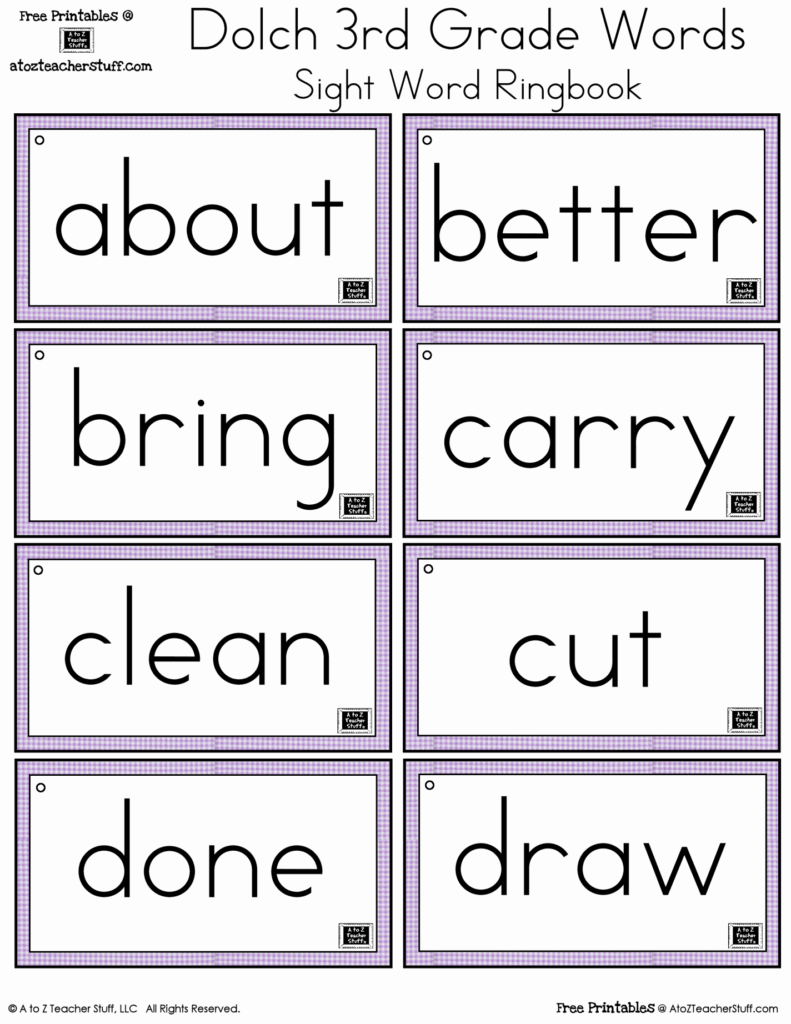 Free Printable First Grade Sight Words Worksheets Lexia 39 s Blog