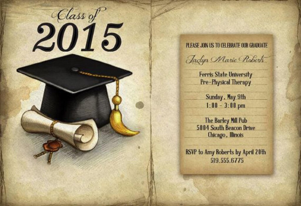 Free Printable Graduation Invitations 2025 Mikkel N Poulsen