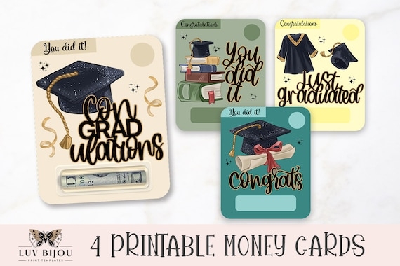 Free Printable Graduation Money Holder Cards Download Free Printable 