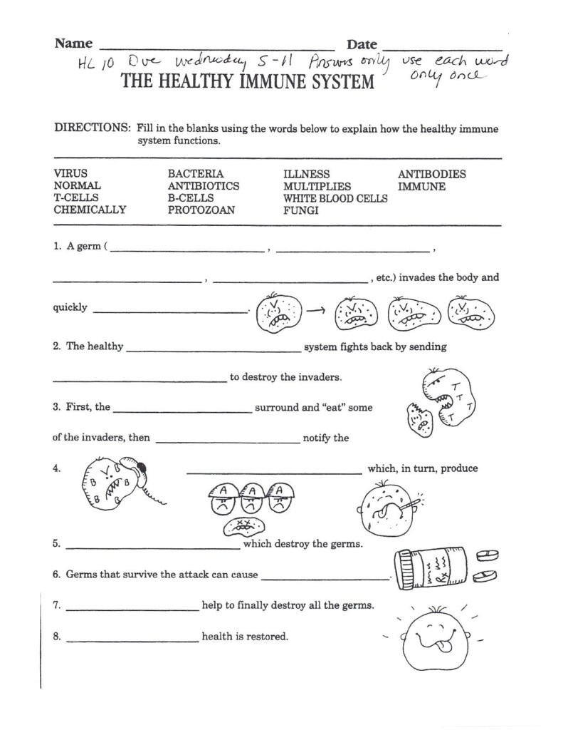 Free Printable Health Worksheets Printable Worksheets For Personal 
