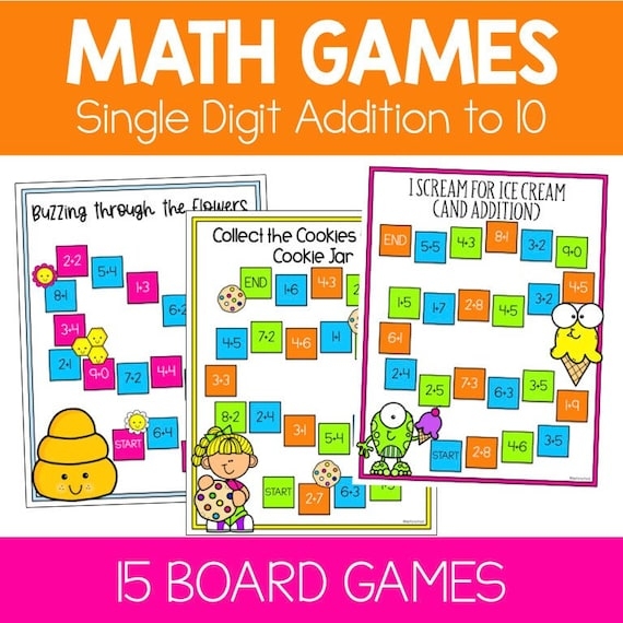 Free Printable Math Board Games For First Grade Download Free 