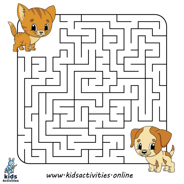 Free Printable Mazes For Kids Puzzle For Children Kids Activities
