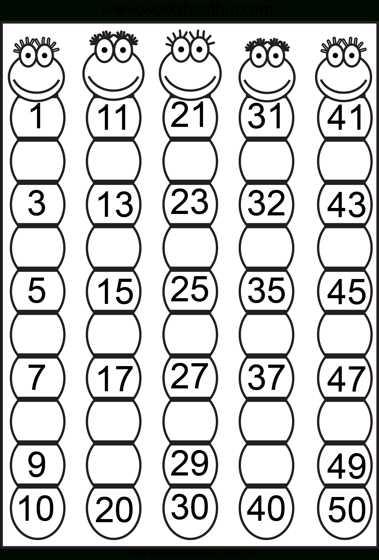 Free Printable Missing Number Worksheets Printable Worksheets