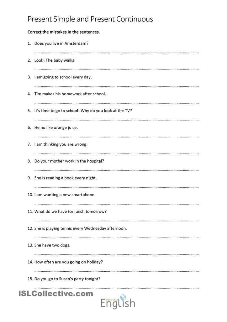 Free Printable Sentence Correction Worksheets AlphabetWorksheetsFree