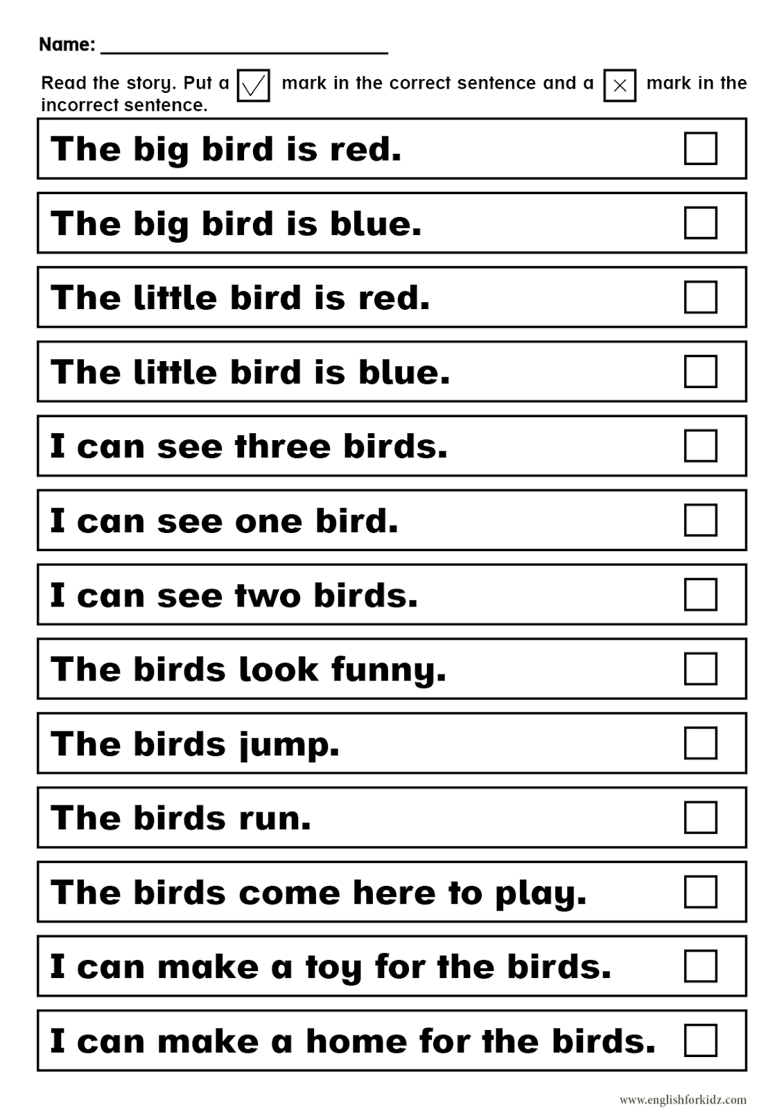 Free Printable Sight Word Reading Passages FREE Printable A Z
