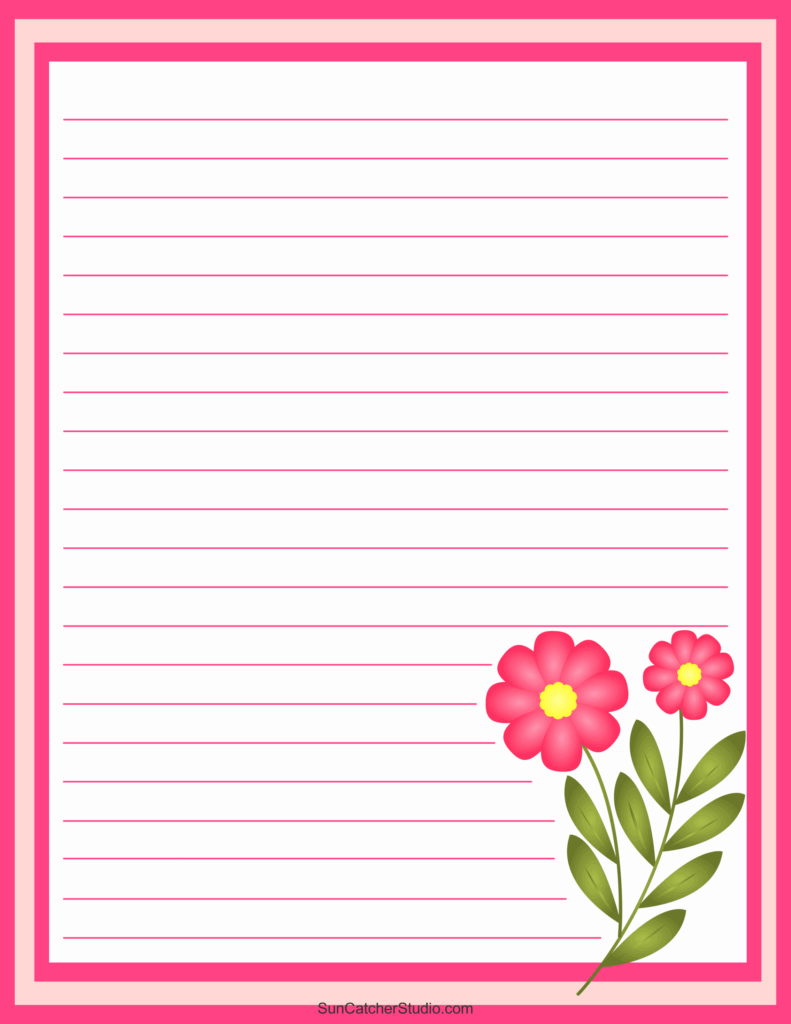 Free Printable Writing Paper Pdf Download Free Printable Writing Paper 