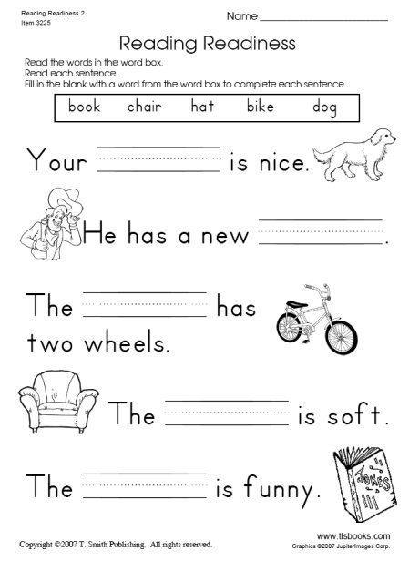 Free Reading Worksheets For First Grade