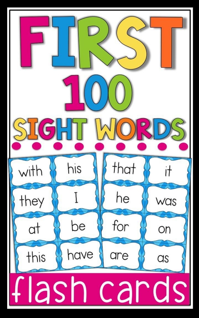 Fry Sight Word Flash Cards The First 100 High Frequency Words