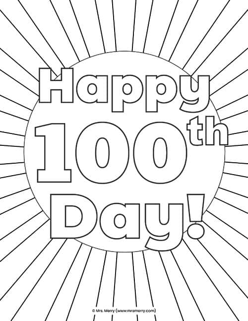 Fun And Educational 100th Day Of School Worksheets Engaging Activities