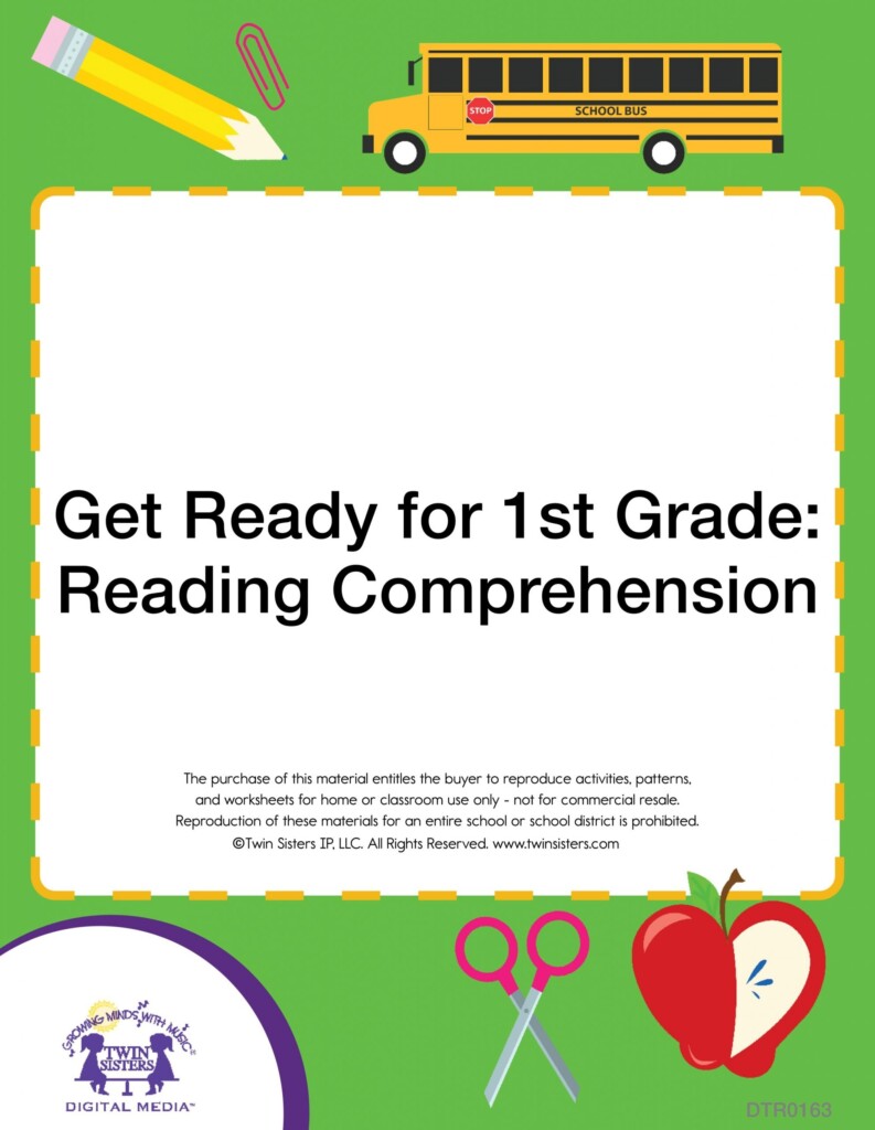 Get Ready For 1st Grade Reading Comprehension Twin Sisters 