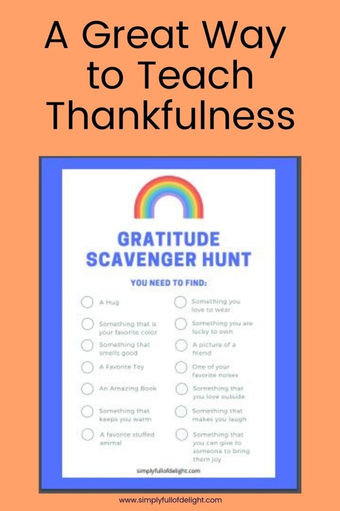 Gratitude 3Rd Grade Scavenger Hunt Printable Lisa T Carroll