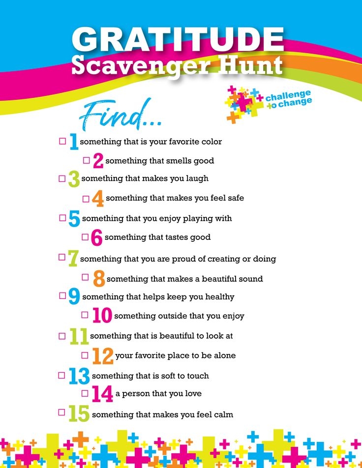 Gratitude 3Rd Grade Scavenger Hunt Printable Lisa T Carroll