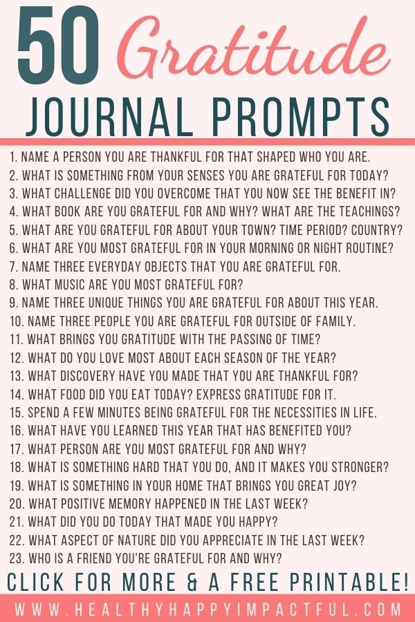 Gratitude Journal Prompts Printable Gratitude Journal Vrogue co