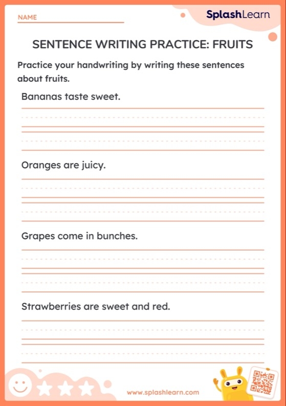 Handwriting Worksheets For 1st Graders Online Worksheets Library