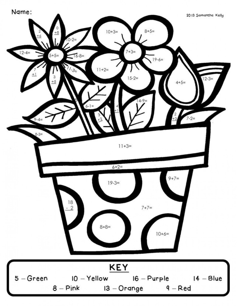 Math Coloring Worksheets Printable Printable Calendars AT A GLANCE