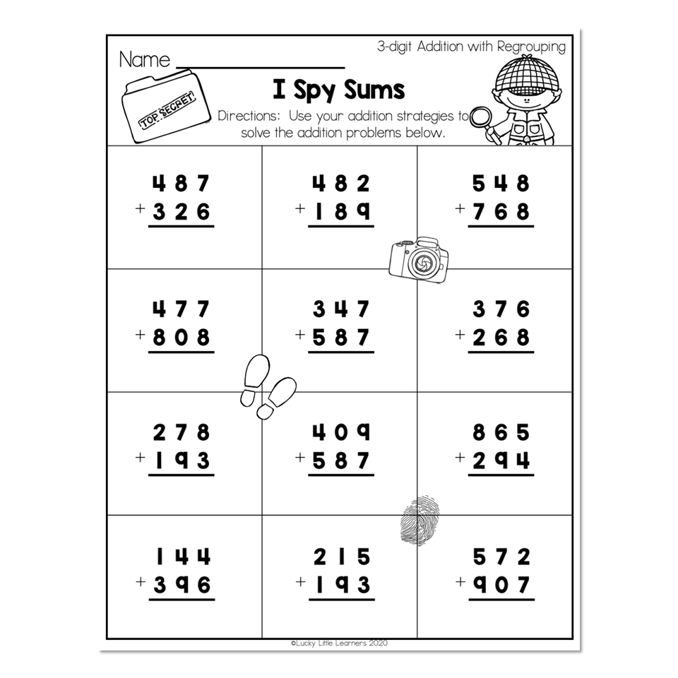 Math For Nd Grade Addition With Regrouping Worksheets Worksheet Hero 
