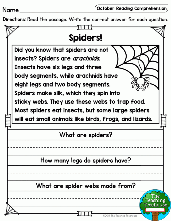 Nonfiction Reading Comprehension Passages 7th Grade Reading 