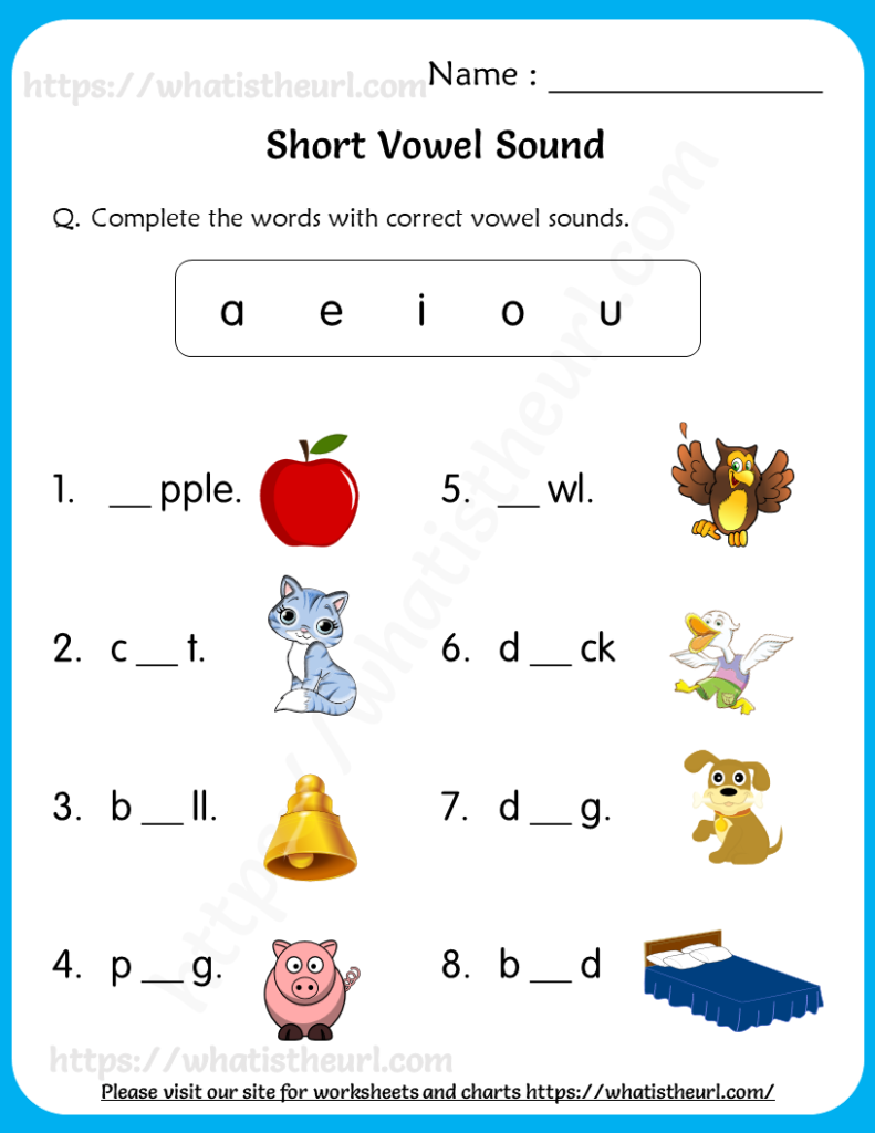 Phonics Worksheets Long Vowels And Short Vowels Worksheets Library